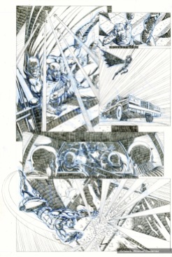 Batman, sample series 2, Page 8 (pencils)