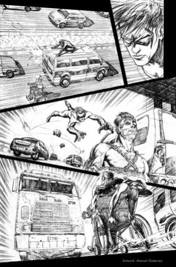 Nightwing: Hella, page 4 (pencils)