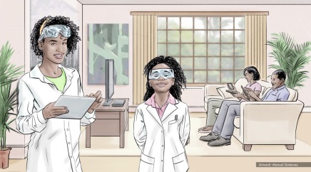 AT&T, Science Project, color animatic frame 1 - Sanders/Wingo